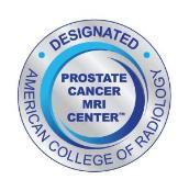 American College of Radiology designated prostate cancer seal