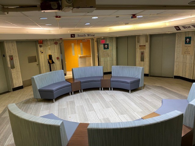 Radiology lobby in West Hospital