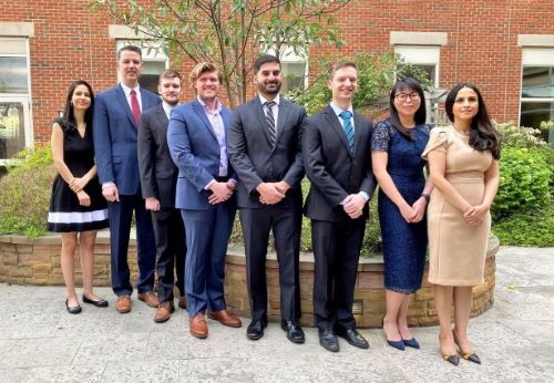 Group of 2022 graduating class of radiology residents